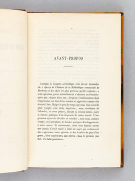 Histoire et Description de la Bibliothèque Publique de la Ville de Bordeaux et aperçu des Principaux ouvrages, soit imprimés, soit manuscrits qu'elle ...