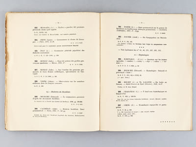 Bibliographie gasconne du Bordelais [ Edition originale - Avec 4 lettres signées de l'auteur évoquant l'ouvrage ] [On joint : ] La Littérature gasconne du Bordelais [ On joint : ] Deux Journaux Bordelais en GAscon. Lou Raouzelet (1870) et La Cadichounne (1877)