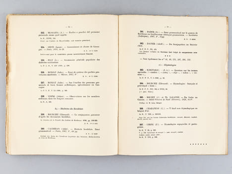 Bibliographie gasconne du Bordelais [ Edition originale - Avec 4 lettres signées de l'auteur évoquant l'ouvrage ] [On joint : ] La Littérature ...