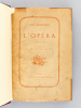 Les Abonnés de l'Opéra (1783-1786). BOYSSE, Ernest