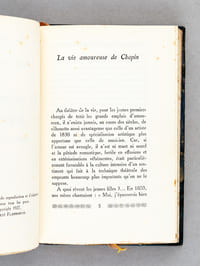 La vie amoureuse de Chopin [ Edition originale ]