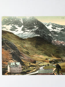 Gavarnie - Vue panoramique du Cirque (C.C. 17) [ Vue panoramique géante en couleurs format 58 x 23 cm ]