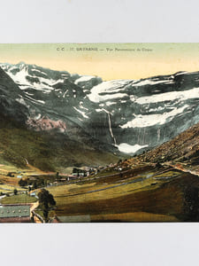 Gavarnie - Vue panoramique du Cirque (C.C. 17) [ Vue panoramique géante en couleurs format 58 x 23 cm ]