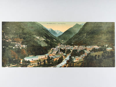 Cauterets (Hautes-Pyrénées) (C.C. 9) [ Vue panoramique géante en couleurs format 56 x 22,5 cm ]