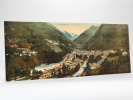 Cauterets (Hautes-Pyrénées) (C.C. 9) [ Vue panoramique géante en couleurs format 56 x 22,5 cm ]. CARRACHE, Célestin