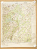 Malmedy 1 : 100.000 Sonderausgabe ! Nur für Dienstgebrauch ! Karte von Belgien Blatt X [ German military map - Aix-la-Chapelle ; Montjoie ; Malmedy ] ...