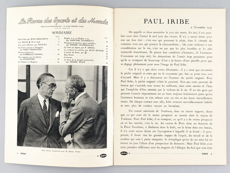 La Revue des Sports et du Monde Matford. 1er Janvier 1936. Collectif ; IRIBE, Atelier Paul ; TITAYNA ; CHANEL, Gabrielle ; GIRAUDOUX, Jean ; ...