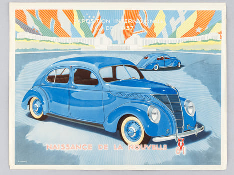Visitez votre pays en B8 68 Matford [ Dépliant publicitaire 1937 ]. MATFORD