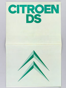 Grand dépliant publicitaire Citroën DS 1972 (DS23 et Dsuper 5). CITROEN