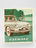Panhard Duna 57 - Dépliant publicitaire original. 6 litres, 130 km/h, 6 places. PANHARD