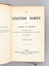 La Légende Dorée (2 Tomes)