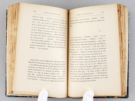 Premier Mémorandum 1836-1838 [ On joint : ] Deuxième Mémorandum (1838) et quelques pages de 1864. BARBEY D'AUREVILLY, Jules 