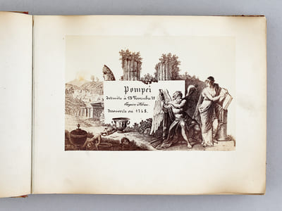 Album Pompei. Souvenir 1874 [ Avec 48 tirages albuminés ]