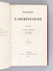 Histoire de l'Architecture. Planches . HOPE, Th. ; [ BARON, A. ]