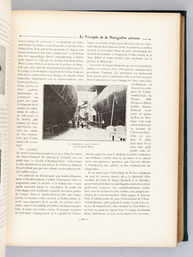 Le Triomphe de la Navigation Aérienne. Aéroplanes - Dirigeables - Sphériques. DE LA VAULX, Comte Henry