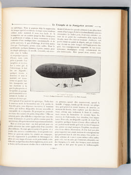 Le Triomphe de la Navigation Aérienne. Aéroplanes - Dirigeables - Sphériques. DE LA VAULX, Comte Henry