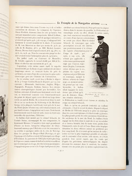 Le Triomphe de la Navigation Aérienne. Aéroplanes - Dirigeables - Sphériques. DE LA VAULX, Comte Henry