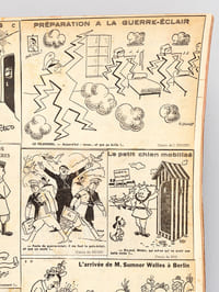Recueil de coupures de presse d'époque : la Seconde Guerre Mondiale vue au jour le jour par un français à travers les journaux de l'époque !