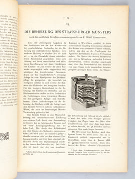 Strassburger Münster-Blatt. Organ des Strassburger Münster-Vereins ( Jahrgang I bis V : . 1903 -1908) [ Ensemble des 5 Premiers numéros ] N° 1 année ...