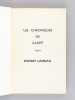 Les Chroniques de Carpit. Roman landais. [ Edition originale ]. POMMIER, Louis