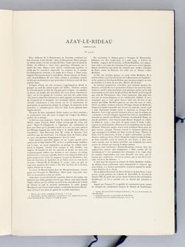 Les Anciens Châteaux de France. La Touraine. 10e Série : Azay-le-Rideau - Loches - Champigny-sur-Veude - Montpoupon. VACQUIER, J.