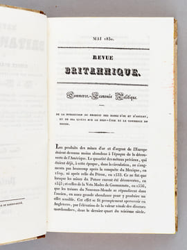 Revue Britannique ou Choix d'Articles traduits des meilleurs écrits périodiques de la Grande-Bretagne (33 Tomes : Première série complète des 30 ...