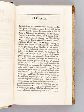 Revue Britannique ou Choix d'Articles traduits des meilleurs écrits périodiques de la Grande-Bretagne (33 Tomes : Première série complète des 30 ...