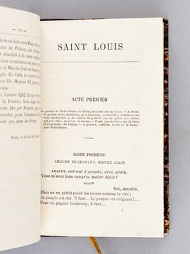 Saint Louis - 1242 - Drame historique en 5 actes, en vers. DELAPORTE, P. V. S. J.