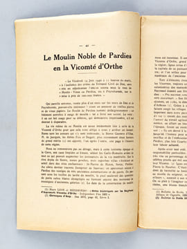 Bulletin de la Société de Borda Dax (Landes) Soixante-Douzième Année (1948) (4 Trimestres en 2 volumes - Année 1948 Complète) [ Contient notamment : ] ...