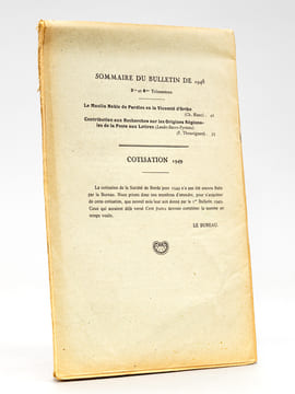 Bulletin de la Société de Borda Dax (Landes) Soixante-Douzième Année (1948) (4 Trimestres en 2 volumes - Année 1948 Complète) [ Contient notamment : ] ...
