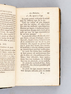 Manuel pour le Service des Malades, ou Précis des Connoissances nécessaires aux personnes chargées du soin des Malades, femmes en couche, enfans ...