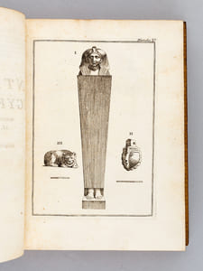 Recueil d'Antiquités égyptiennes, grecques et romaines (Tomes I, II, III, IV, V : 5 Tomes sur 7)