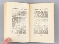Lettres à sa mère [ Edition originale - Un des 50 exemplaires sur Madagascar ]