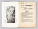 La Montagne. Revue mensuelle du Club Alpin Français. 8e Année. N° 7 - Juillet 1912 [ Contient : ] Un Grand Pic : Marmurè et Costerillou. Le massif de ...