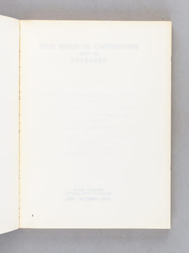 Trois siècles de cartographie dans les Pyrénées. [ Exposition ] Musée pyrénéen Château Fort de Lourdes juin - octobre 1978. FRECHIN, Georges ; ROBERT, ...