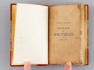 Almanach des Spectacles continuant l'ancien Almanach des Spectacles (1752 à 1815). Année 1893 [ Livre dédicacé par l'auteur ]. SOUBIES, Albert