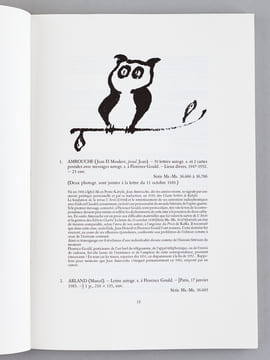 Par le Don de Florence Gould [ Livre dédicacé par l'auteur - Avec 3 cartes autographes de Florence Gould ]. CHAPON, François ; AURY, Dominique ; ...