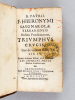 R. Patris S. Hieronymi Savonarolae Ferrariensis Orinis Praedicatorum Triumphus Crucis, sive de veritate Fidei Lib. IV [ Avec : ] De Simplicitate ...