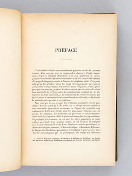 Le Folk-lore de France (4 Tomes - Complet) [ Edition originale ] I : Le Ciel et la Terre ; II : La mer et les eaux douces ; III : La faune et la flore ...