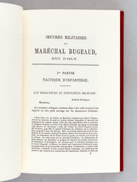 Oeuvres Militaires du Maréchal Bugeaud duc d'Isly