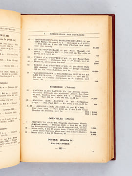 La Bibliothèque du Livre rare. Livres de luxe, éditions originales modernes de 1870 à nos jours. Répertoire des ouvrages ayant figuré dans les ...