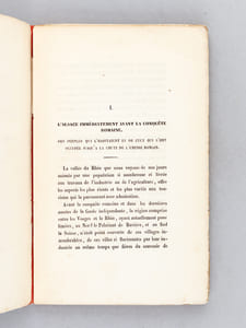 L'Alsace Romaine. Etudes archéologiques avec deux cartes [ Edition originale ]