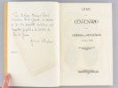 Livro do Centenario da Camara dos Deputados (1826-1926) [ Brasil - Brazil - Brésil ]. Collectif ; AAVV ; CHUAHY, Deputado Eduardo