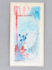 4 cartes de voeux avec oeuvre originale à l'acrylique : 1 carte de voeux pliante format à l'italienne 9,5 x 6 cm avec peinture intitulée Après Midi Le ...