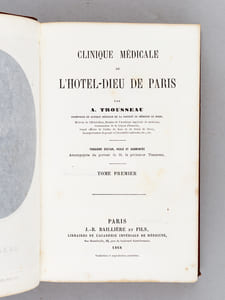 Clinique médicale de l'Hôtel-Dieu à Paris (3 Tomes - Complet)