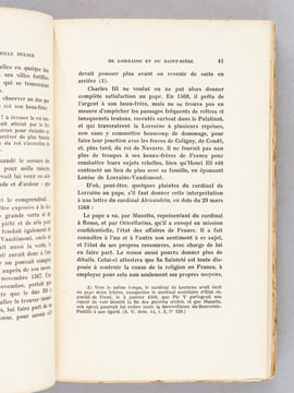 Les Relations de la Famille ducale de Lorraine et du Saint-Siège dans les trois derniers siècles de l'Indépendance.. BONNARD, Mgr Fourier