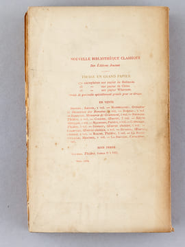Théâtre de Molière (8 Tomes - Complet) [ Exemplaire sur papier de hollande ] Théâtre complet de J.-B. Poquelin de Molière. MOLIERE ; [ POQUELIN, ...
