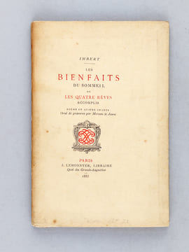 Les Bienfaits du Sommeil ou Les Quatre Rêves accomplis. Poème en quatre chants orné de gravures de Moreau le Jeune [ exemplaire numéroté sur Japon ]. ...