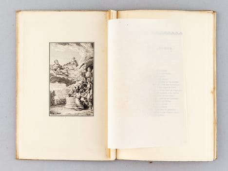 Les Bienfaits du Sommeil ou Les Quatre Rêves accomplis. Poème en quatre chants orné de gravures de Moreau le Jeune [ exemplaire numéroté sur Japon ]. ...