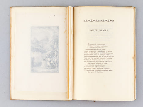 Les Bienfaits du Sommeil ou Les Quatre Rêves accomplis. Poème en quatre chants orné de gravures de Moreau le Jeune [ exemplaire numéroté sur Japon ]. ...
